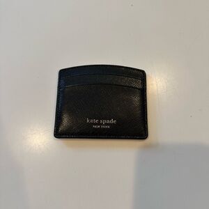 Kate Spade Black Leather Card Holder